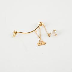 Dior Pearl Gold Earcuffs Dior Pearl Gold Earcuffs