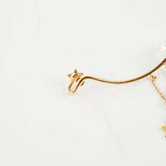 Dior Pearl Gold Earcuffs Dior Pearl Gold Earcuffs