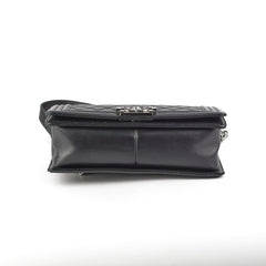Chanel Old Medium Boy Black Lambskin