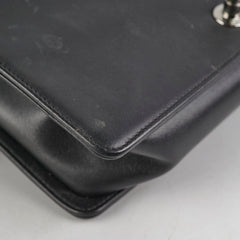 Chanel Old Medium Boy Black Lambskin