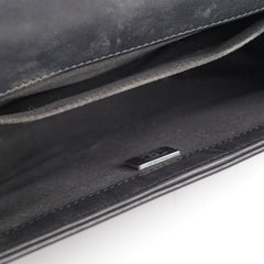 Chanel Old Medium Boy Black Lambskin