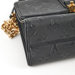 Louis Vuitton Saint Sulpice Empreinte Monogram Bag Black