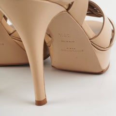 Saint Laurent Tribute Beige Heels Size 39.5