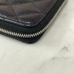 Chanel Zipped Coin Purse Caviar Black