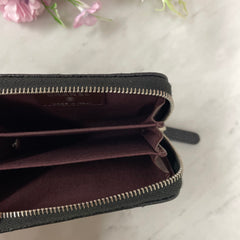 Chanel Zipped Coin Purse Caviar Black