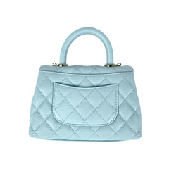 Chanel Mini Coco Handle Light Blue