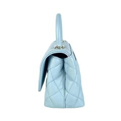 Chanel Mini Coco Handle Light Blue