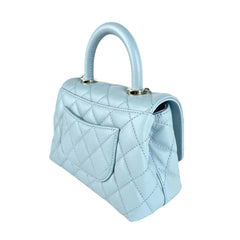 Chanel Mini Coco Handle Light Blue