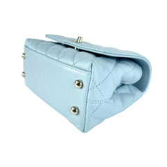 Chanel Mini Coco Handle Light Blue