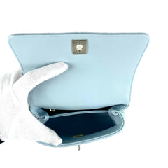 Chanel Mini Coco Handle Light Blue