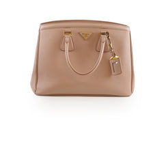 Prada Parabole Saffiano Tote Dusty Pink