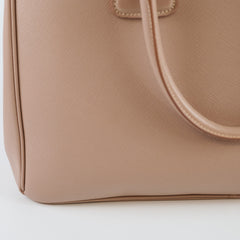 Prada Parabole Saffiano Tote Dusty Pink