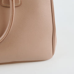 Prada Parabole Saffiano Tote Dusty Pink