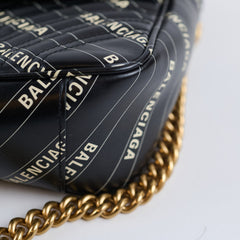 Gucci x Balenciaga The Hacker Project Small GG Marmont Matelasse Bag Black