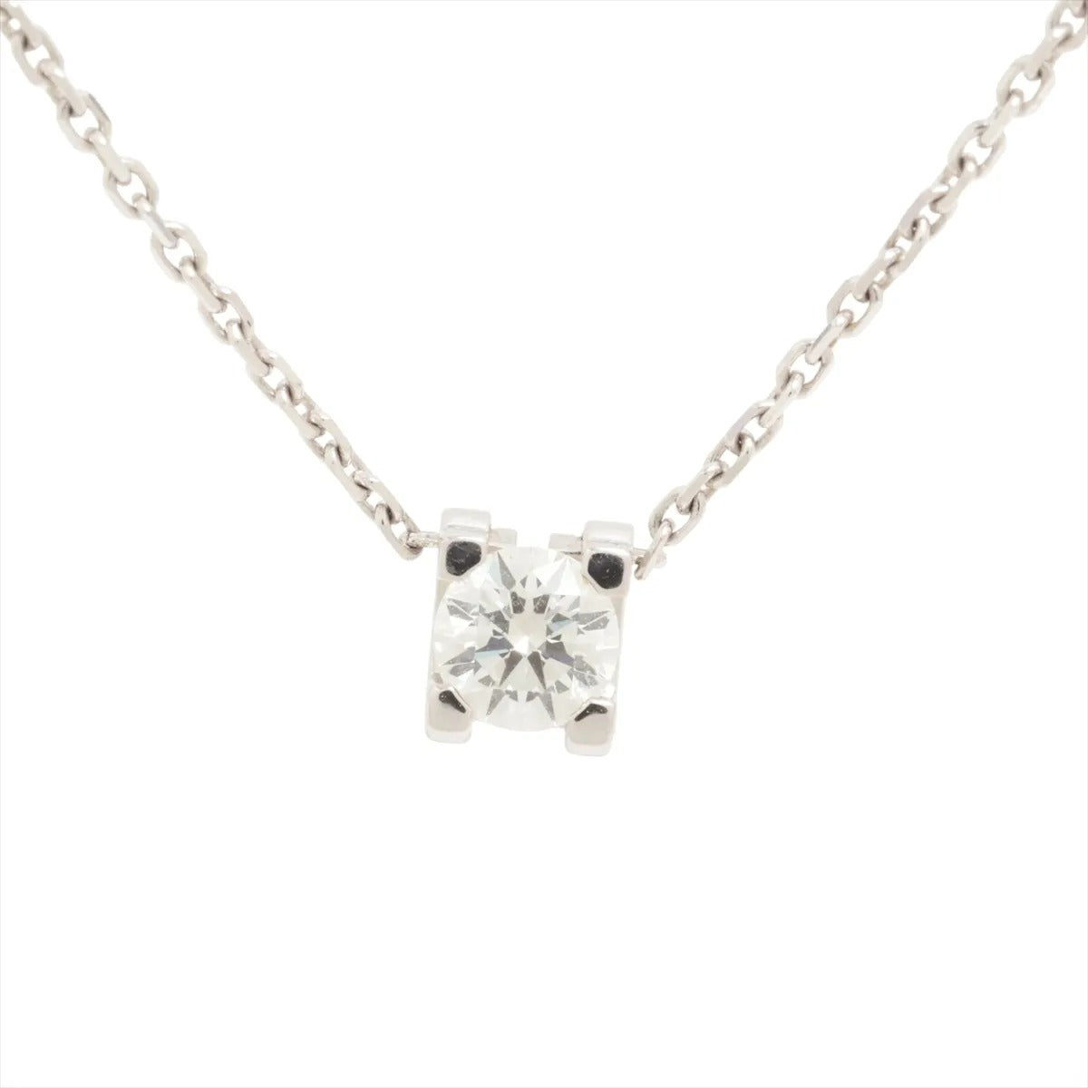 34601 Cartier C de Cartier Diamond White Gold Necklace photo 1