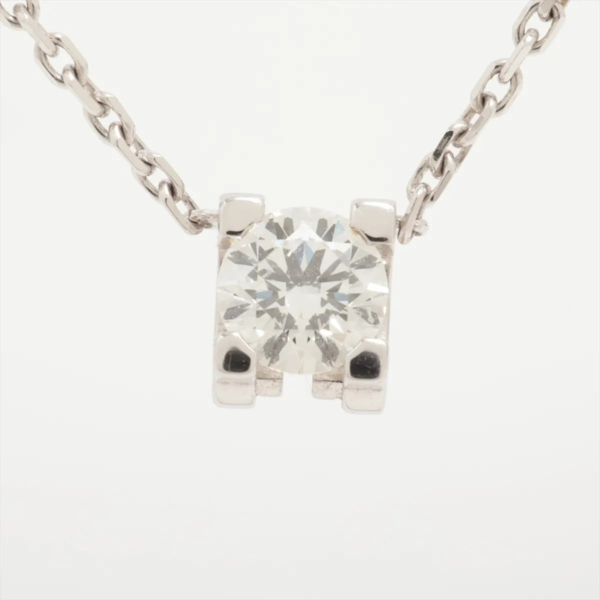 34601 Cartier C de Cartier Diamond White Gold Necklace photo 6