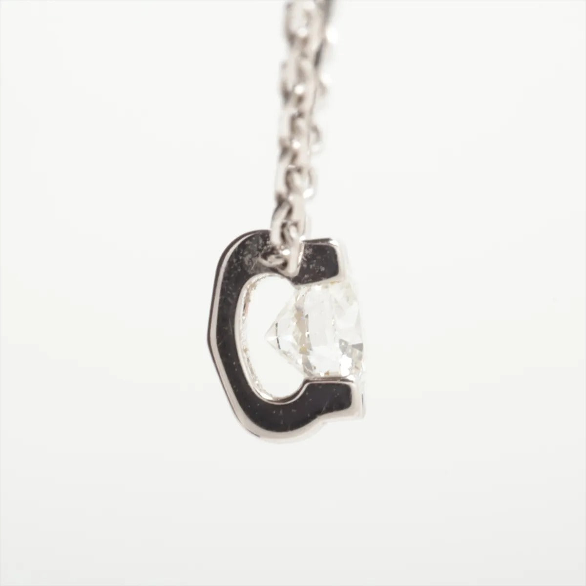 34601 Cartier C de Cartier Diamond White Gold Necklace photo 7