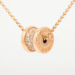 34605 Bvlgari B.Zero 1 Mini Pavé Diamond Pink Gold Necklace photo 1