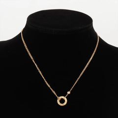 34606 Cartier Love Pendant 2 Diamond Yellow Gold Necklace photo 5