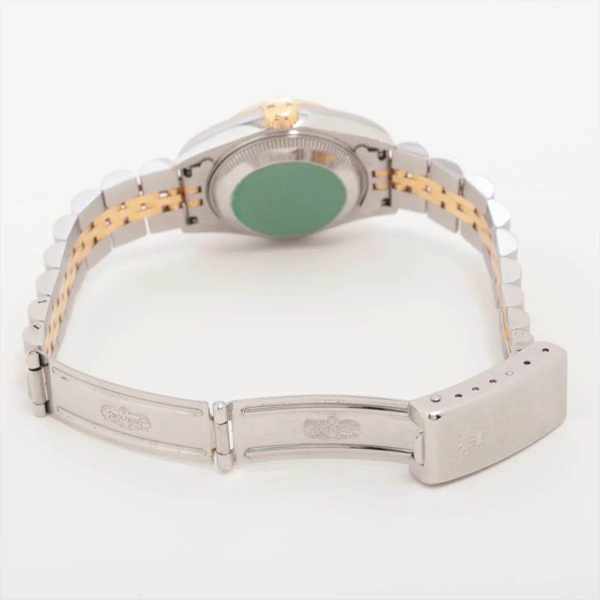 34611 Rolex 26mm Datejust Two Toned Grey Face Watch photo 4