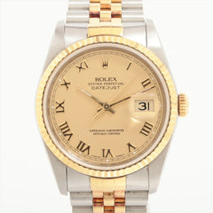 34612 Rolex 36mm Two Toned Stainless Steel 18k Yellow Gold Watch photo 1