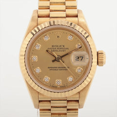 34613 Rolex 26mm DateJust 18k Yellow Gold with Diamonds Watch photo 1