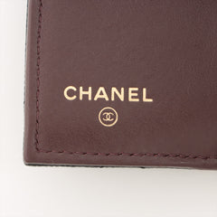 Chanel Caviarskin Compact Wallet Black