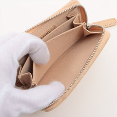 Chanel Caviar Coin Card Holder Beige