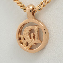 Dior Logo Gold Necklace Costume Jewellery