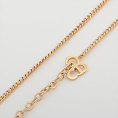 Dior Logo Gold Necklace Costume Jewellery