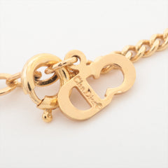 Dior Logo Gold Necklace Costume Jewellery