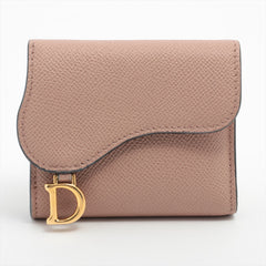 Dior Saddle Lotus Pink Nude Wallet