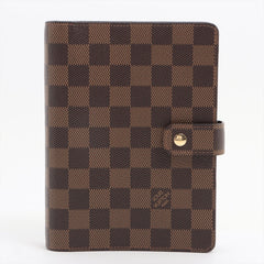 Louis Vuitton Damier Ebene Agenda MM