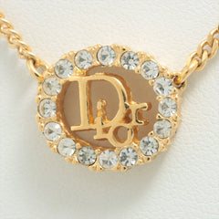 ITEM 5 - Dior Logo Crystal Necklace Costume Jewellery