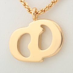Christian Dior Logo Gold Necklace Costume Jewellery