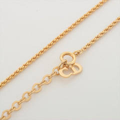 Christian Dior Logo Gold Necklace Costume Jewellery