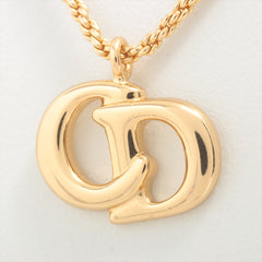 Christian Dior Logo Gold Necklace Costume Jewellery