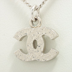 Chanel CC Silver Rhinestone Necklace (Costume Jewellery)