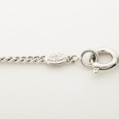 Chanel CC Silver Rhinestone Necklace (Costume Jewellery)