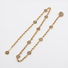 Chanel Coco Brushed Gold Belt 90cm
