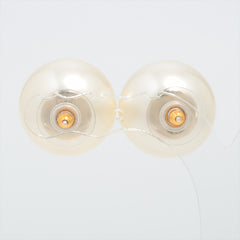 ITEM 20 - Chanel Coco CC Large Pearl Costume Earrings