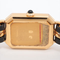 Chanel Premier M Black Gold Watch