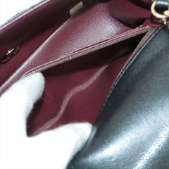 Chanel Mini Rectangular Black Caviar Crossbody Bag