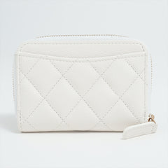 Chanel Caviar Coin case White