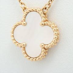 Van Cleef & Arpels Vintage Alhambra Mother of Pearl MOP Necklace