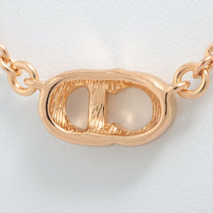 Christian Dior CD Logo Gold Necklace Costume Jewellery