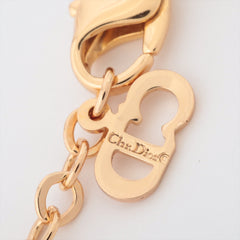 Christian Dior CD Logo Gold Necklace Costume Jewellery