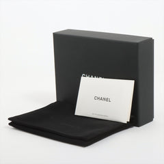Chanel Matelasse Caviar White 5 Slot Zipper Card Case