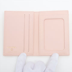 Chanel Vertical Fold Lambskin Pink Card Case