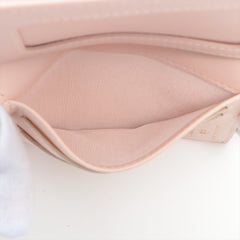 Chanel Vertical Fold Lambskin Pink Card Case
